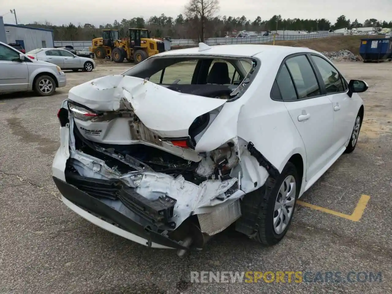 4 Photograph of a damaged car JTDEPRAE7LJ068777 TOYOTA COROLLA 2020