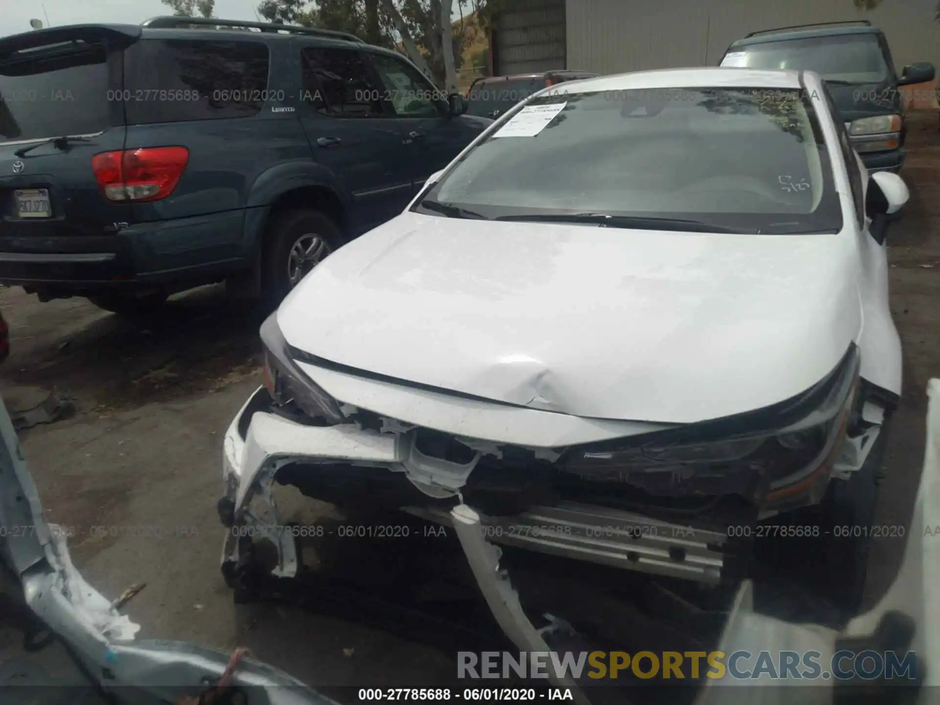 6 Photograph of a damaged car JTDEPRAE7LJ069024 TOYOTA COROLLA 2020