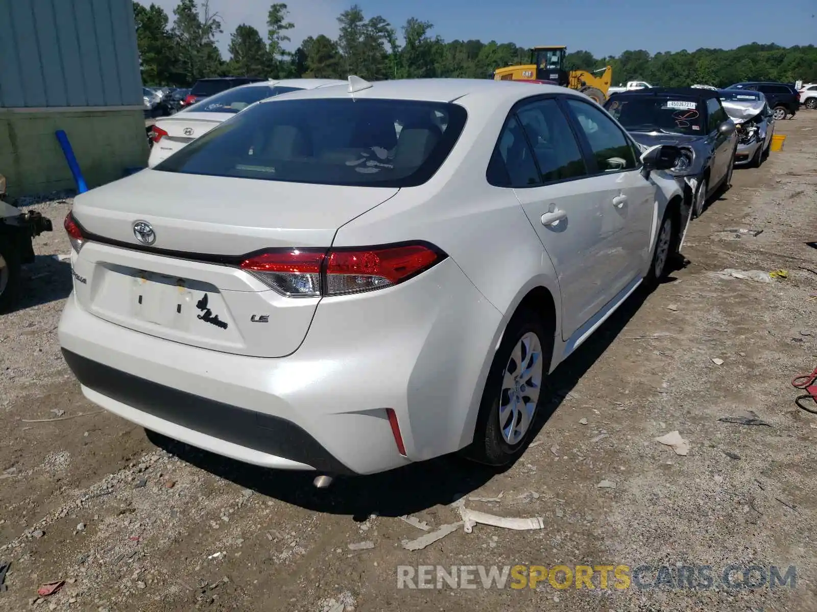 4 Photograph of a damaged car JTDEPRAE7LJ069105 TOYOTA COROLLA 2020