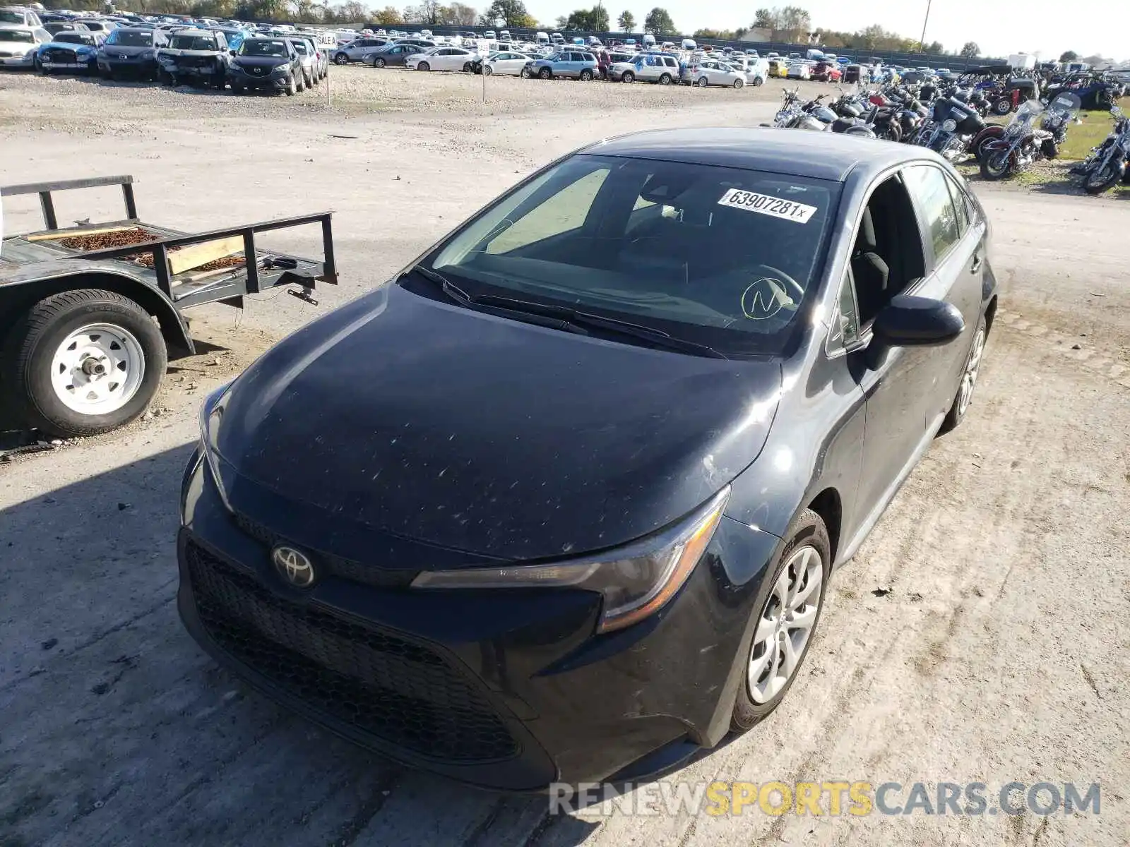 9 Photograph of a damaged car JTDEPRAE7LJ071923 TOYOTA COROLLA 2020