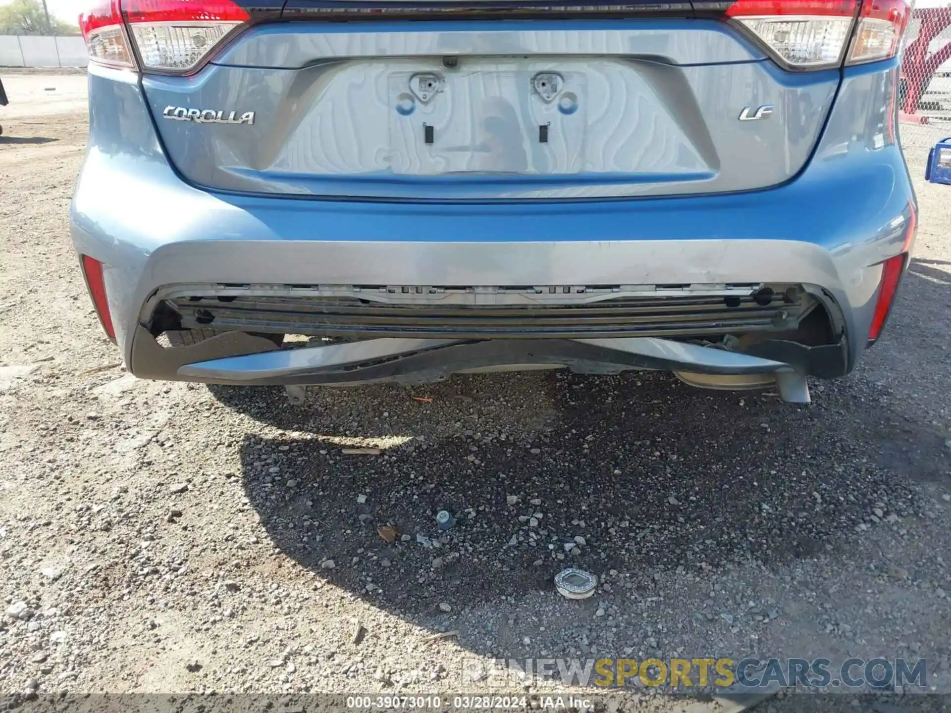 6 Photograph of a damaged car JTDEPRAE7LJ072652 TOYOTA COROLLA 2020