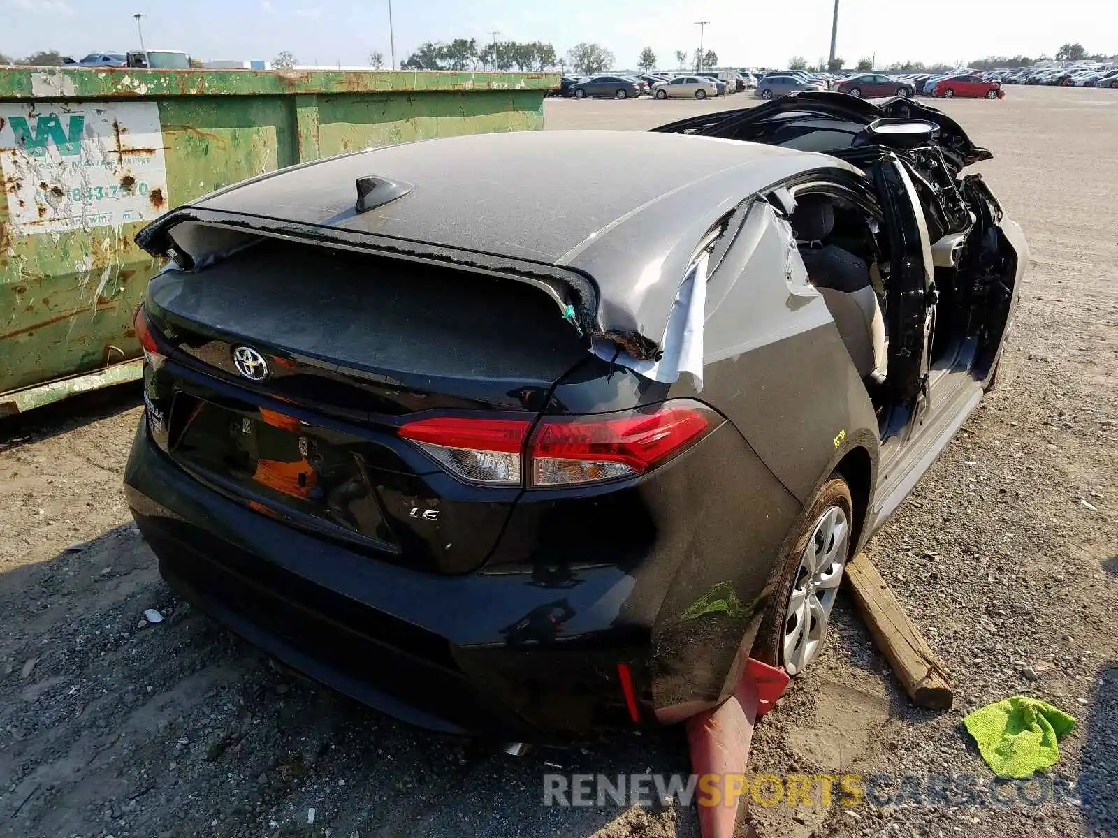 4 Photograph of a damaged car JTDEPRAE7LJ073266 TOYOTA COROLLA 2020