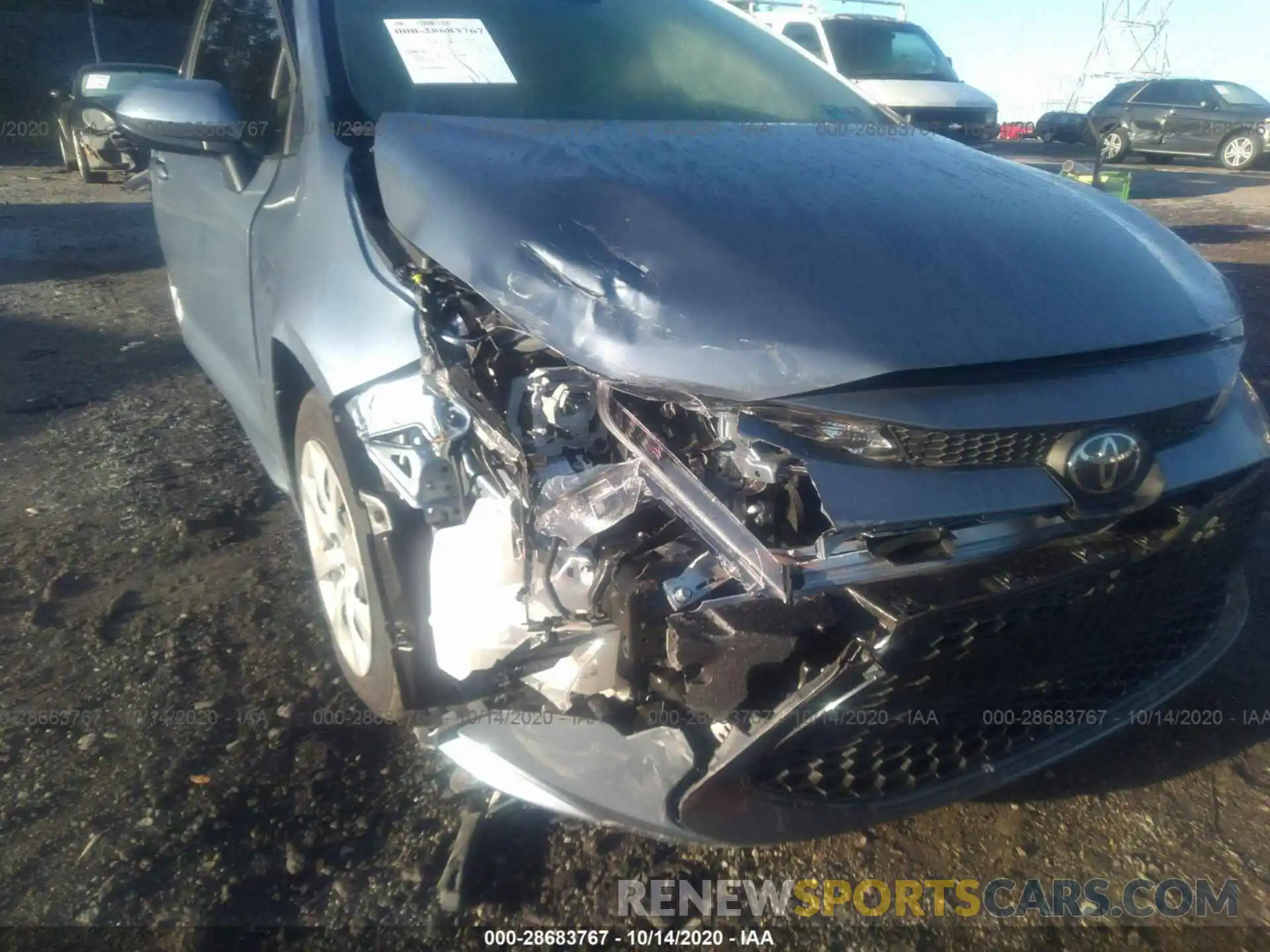 6 Фотография поврежденного автомобиля JTDEPRAE7LJ074143 TOYOTA COROLLA 2020