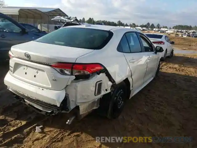 4 Photograph of a damaged car JTDEPRAE7LJ074319 TOYOTA COROLLA 2020