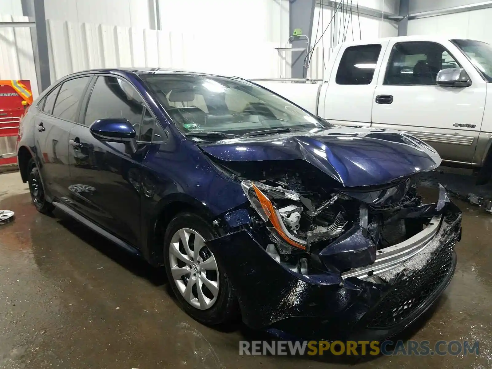 1 Photograph of a damaged car JTDEPRAE7LJ074904 TOYOTA COROLLA 2020