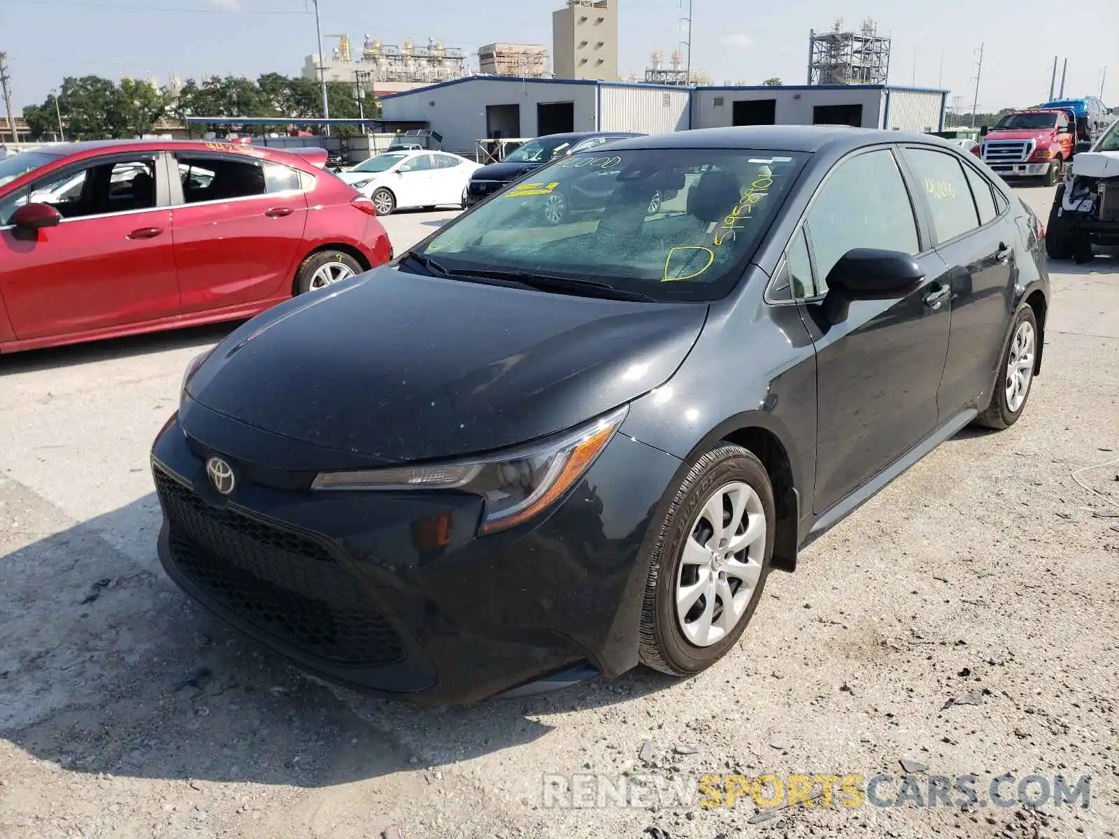 2 Photograph of a damaged car JTDEPRAE7LJ074952 TOYOTA COROLLA 2020