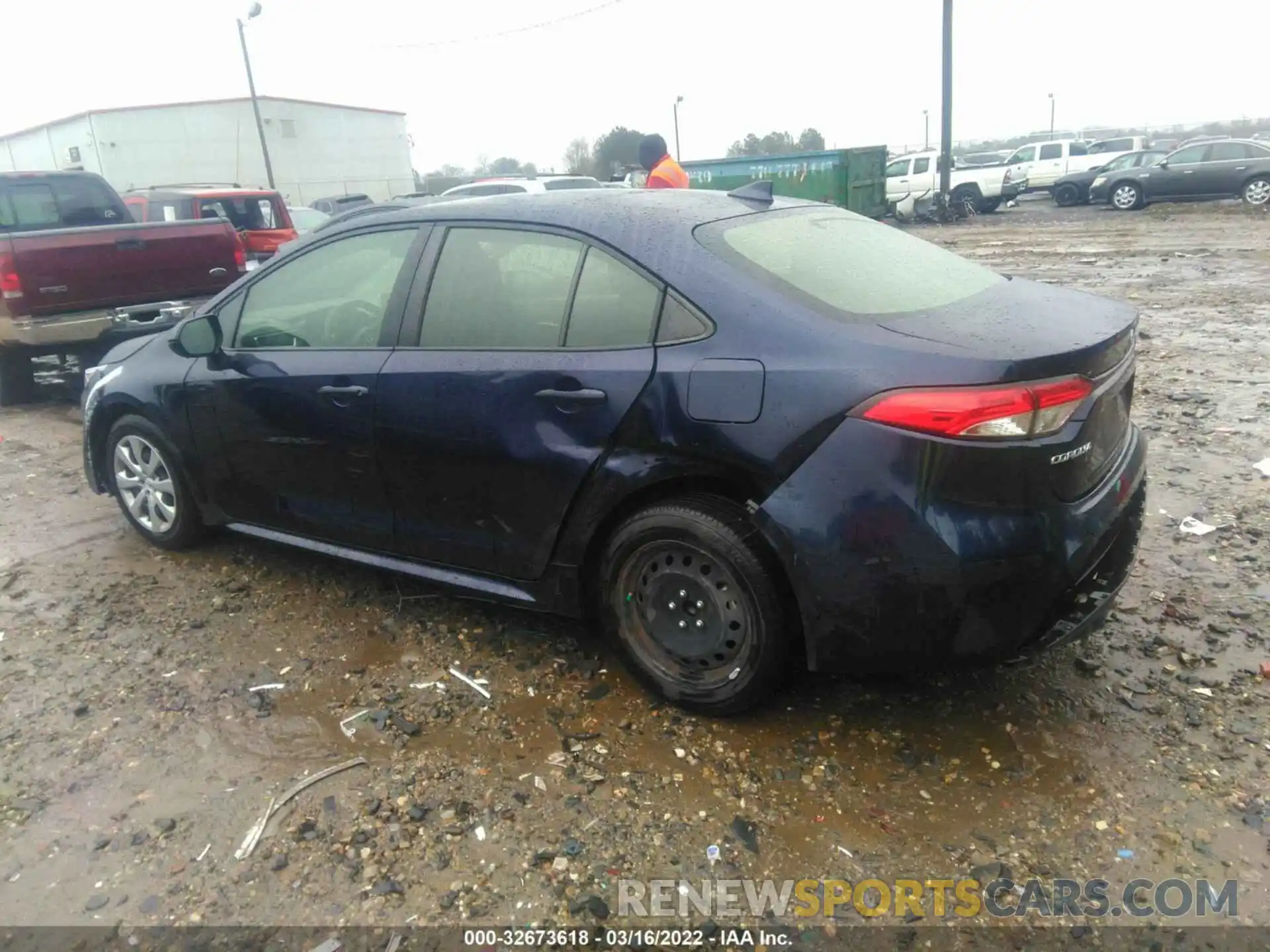 3 Photograph of a damaged car JTDEPRAE7LJ075017 TOYOTA COROLLA 2020