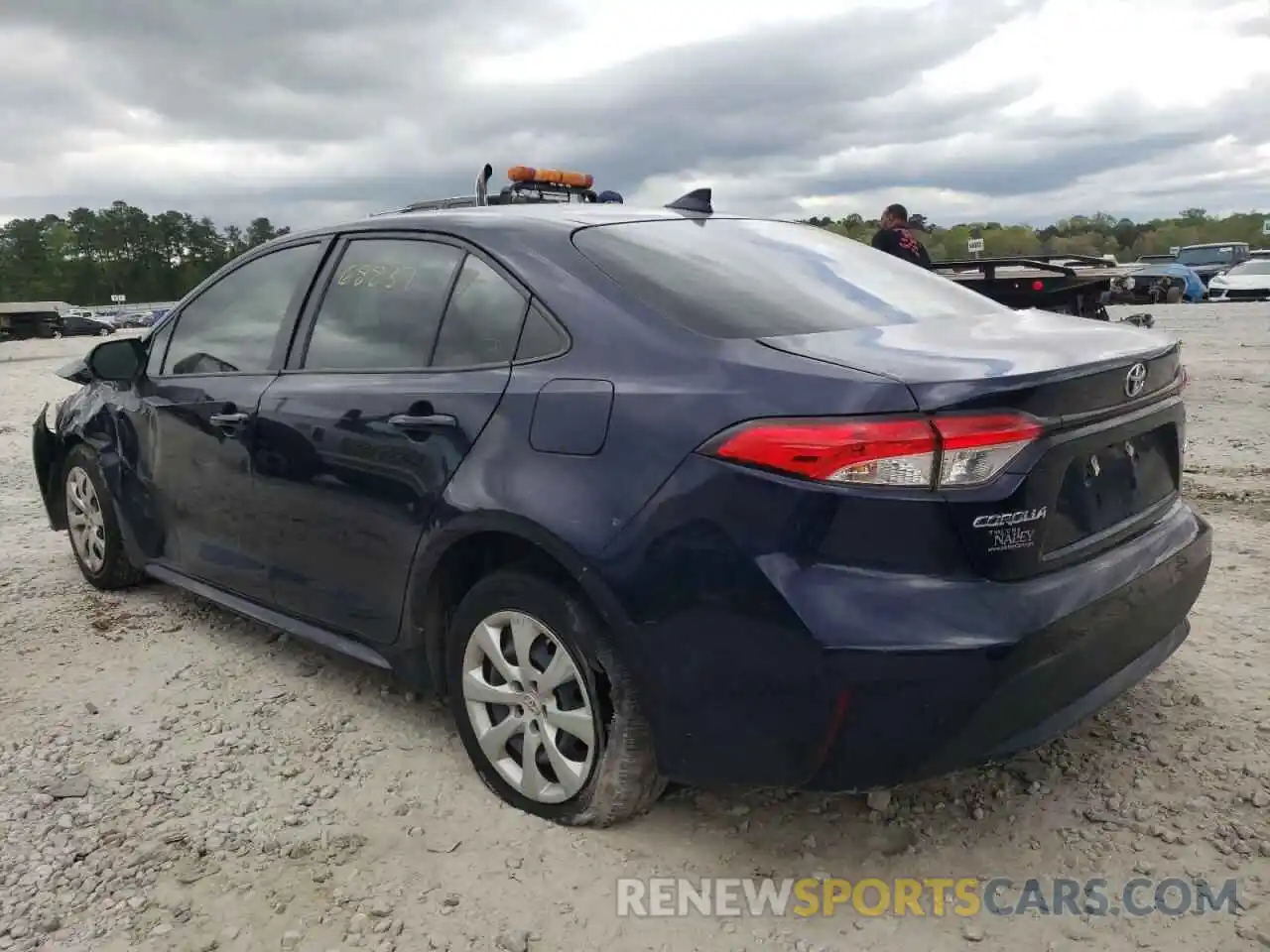 3 Photograph of a damaged car JTDEPRAE7LJ075244 TOYOTA COROLLA 2020