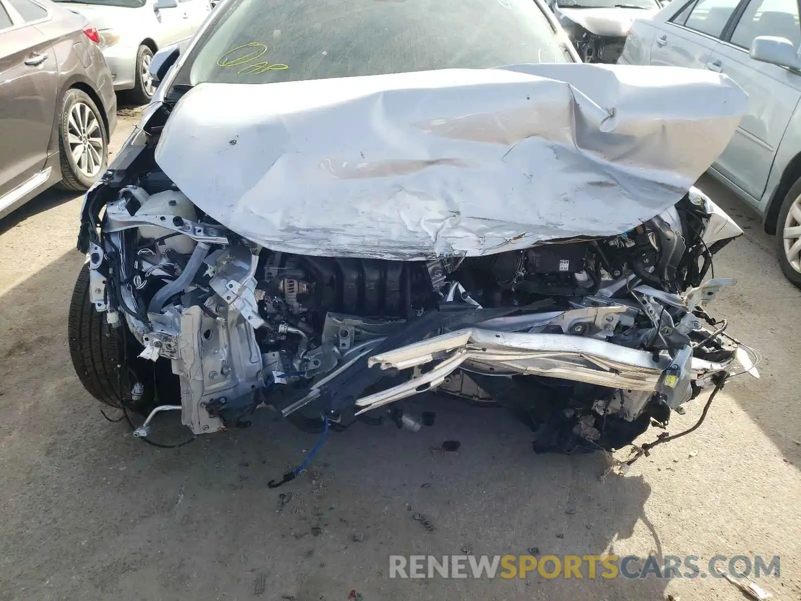 9 Photograph of a damaged car JTDEPRAE7LJ075955 TOYOTA COROLLA 2020