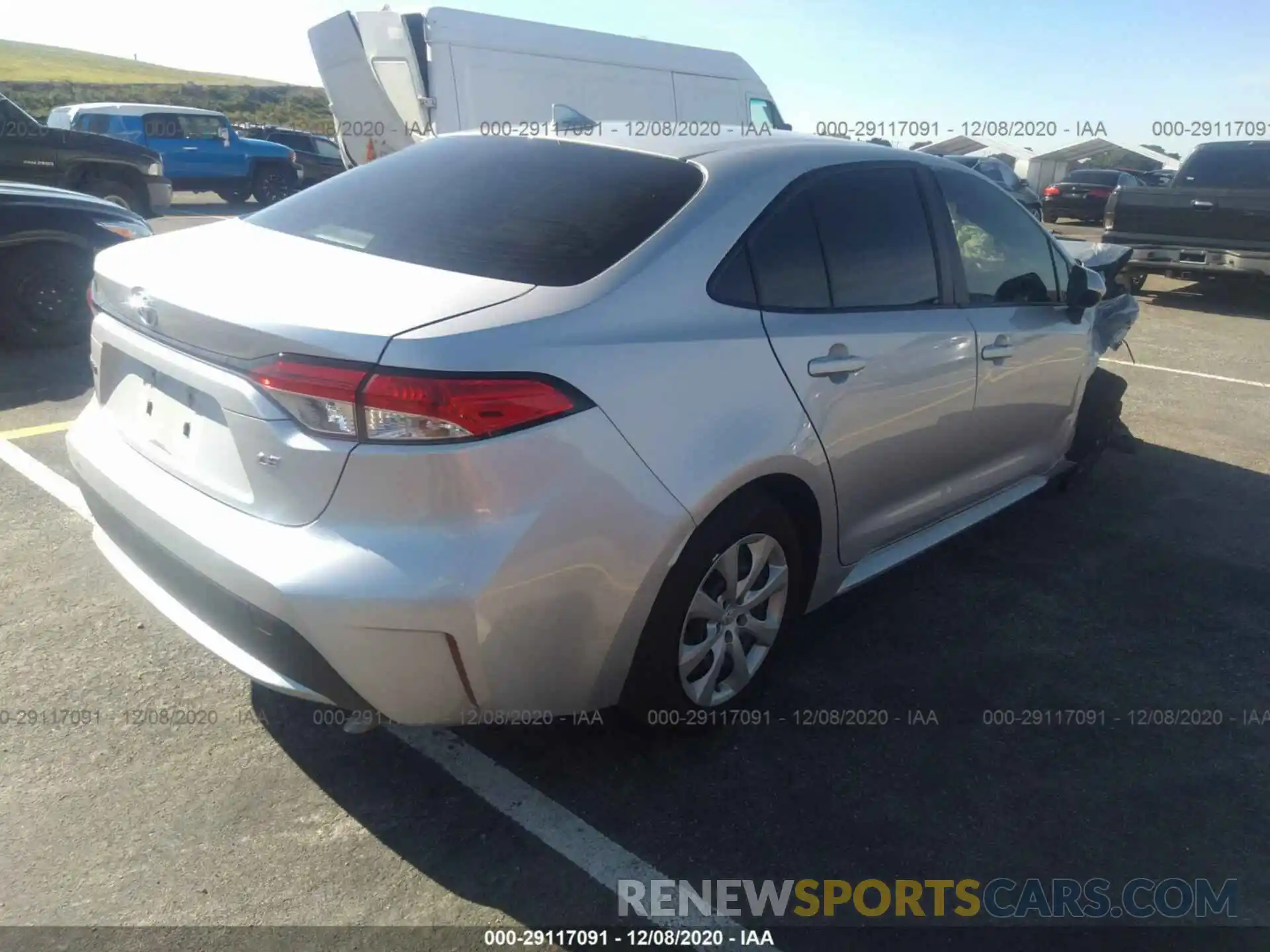 4 Photograph of a damaged car JTDEPRAE7LJ077236 TOYOTA COROLLA 2020