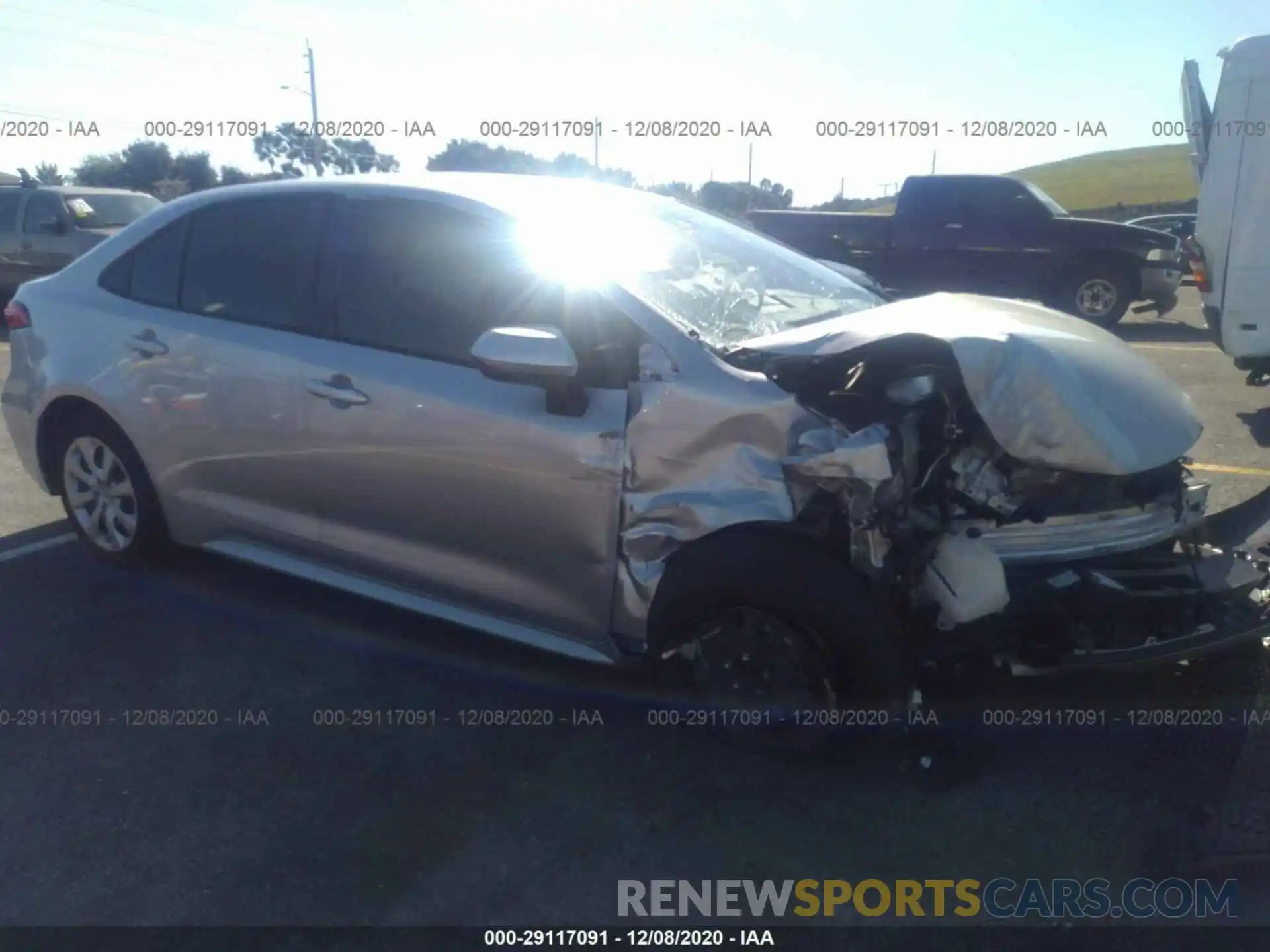 6 Photograph of a damaged car JTDEPRAE7LJ077236 TOYOTA COROLLA 2020