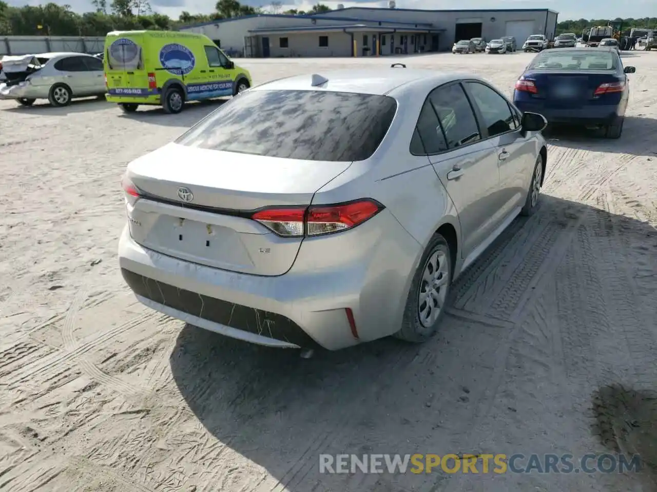 4 Photograph of a damaged car JTDEPRAE7LJ077611 TOYOTA COROLLA 2020