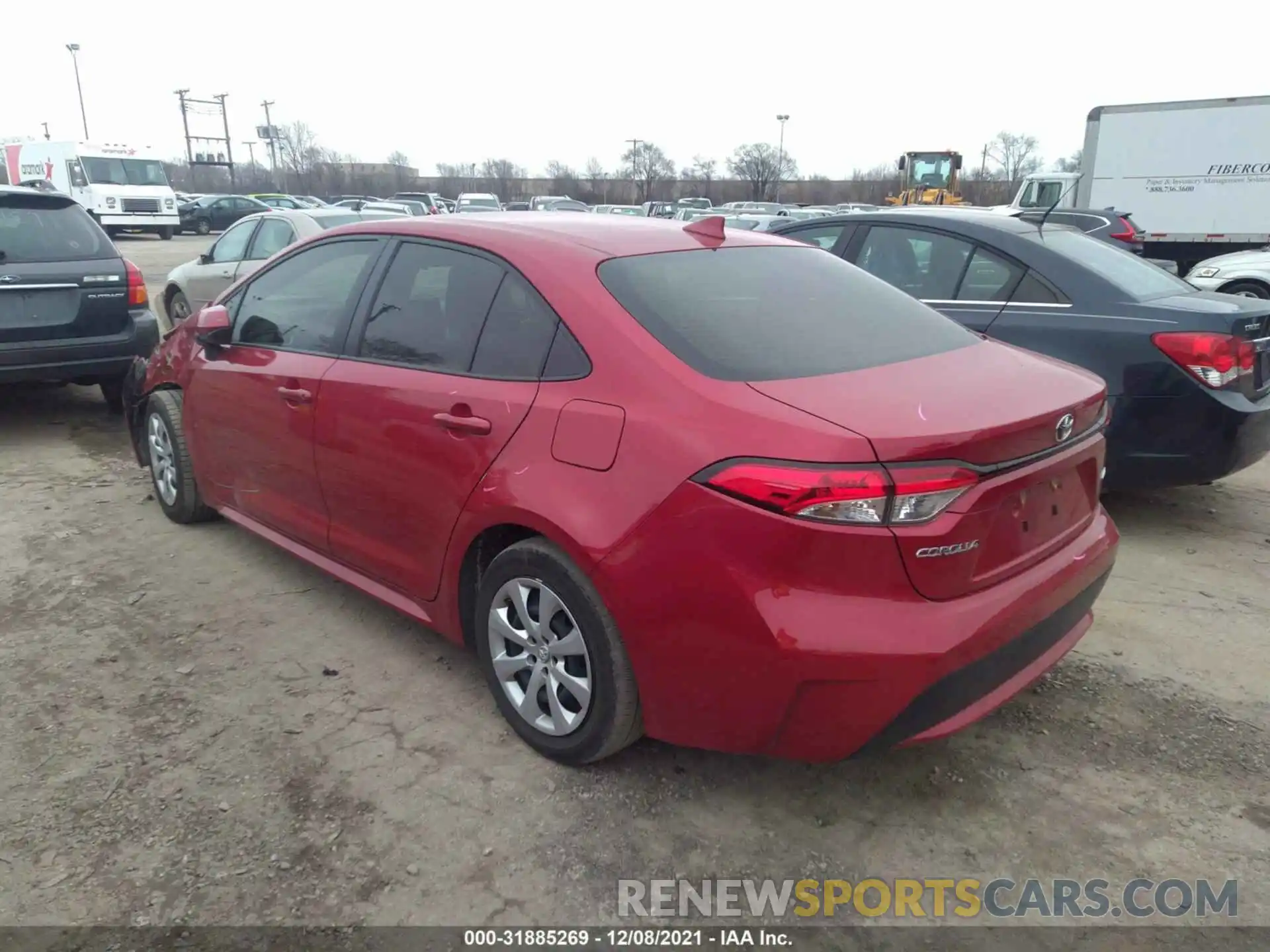 3 Photograph of a damaged car JTDEPRAE7LJ078788 TOYOTA COROLLA 2020