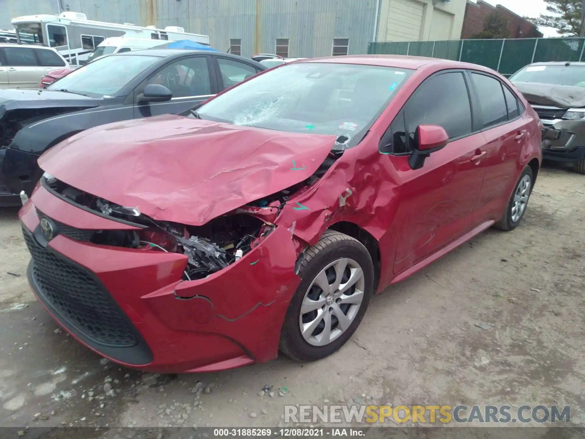 6 Photograph of a damaged car JTDEPRAE7LJ078788 TOYOTA COROLLA 2020