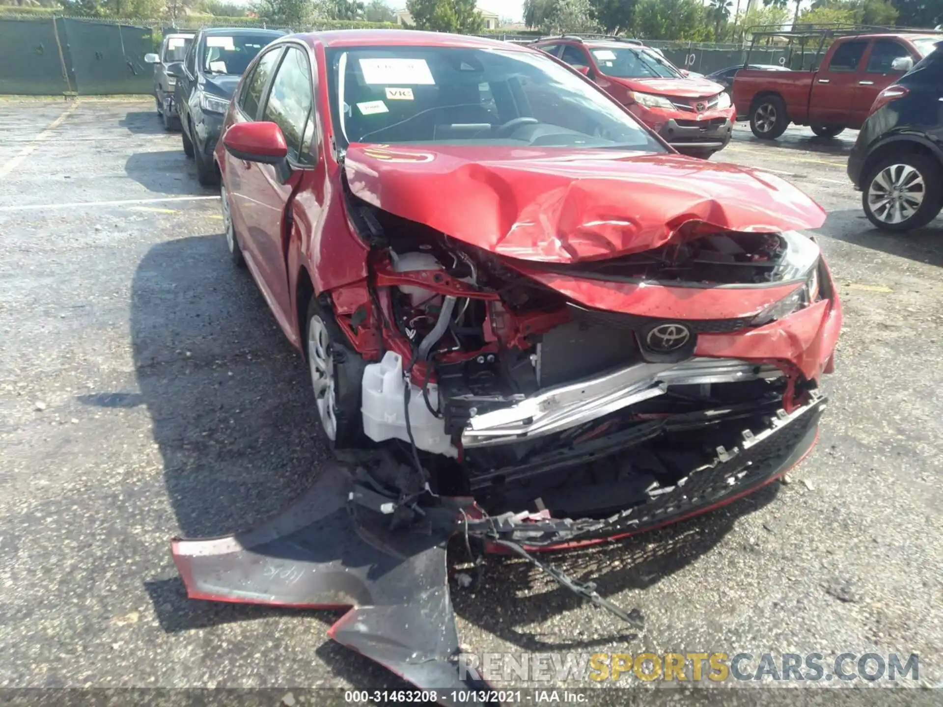 6 Photograph of a damaged car JTDEPRAE7LJ080038 TOYOTA COROLLA 2020