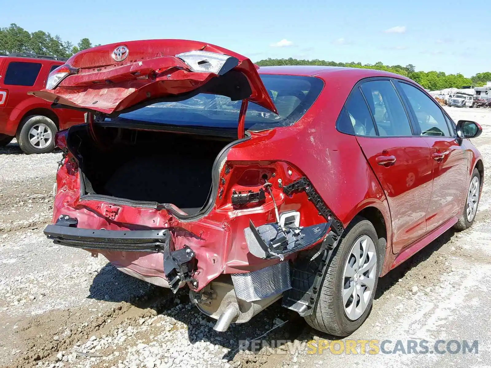 4 Photograph of a damaged car JTDEPRAE7LJ080542 TOYOTA COROLLA 2020