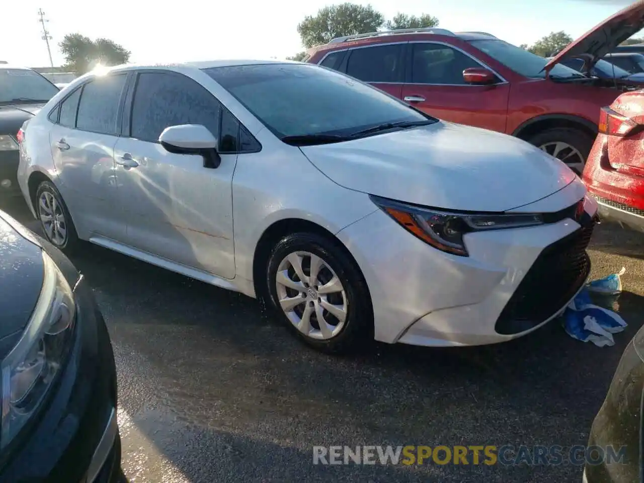 1 Photograph of a damaged car JTDEPRAE7LJ082162 TOYOTA COROLLA 2020