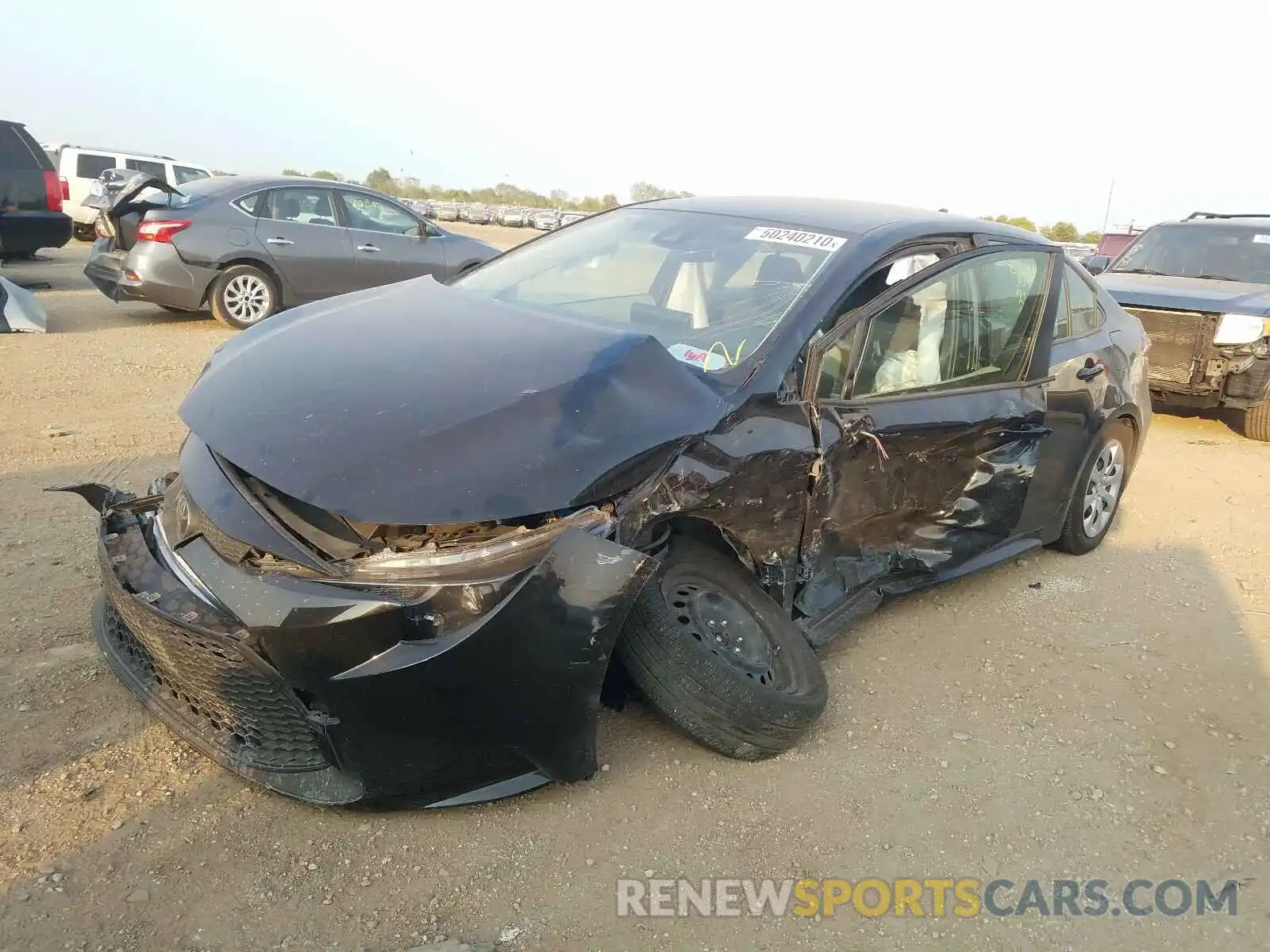 2 Photograph of a damaged car JTDEPRAE7LJ082565 TOYOTA COROLLA 2020