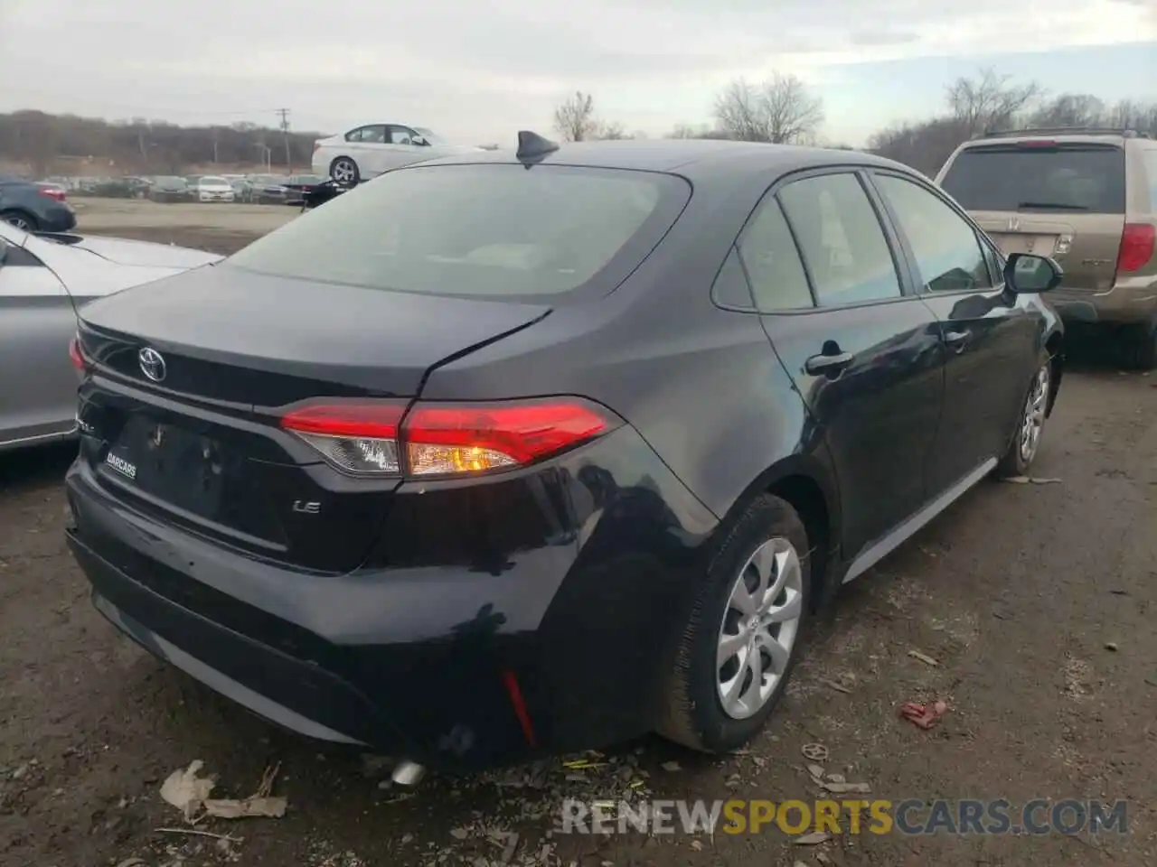 4 Photograph of a damaged car JTDEPRAE7LJ082923 TOYOTA COROLLA 2020