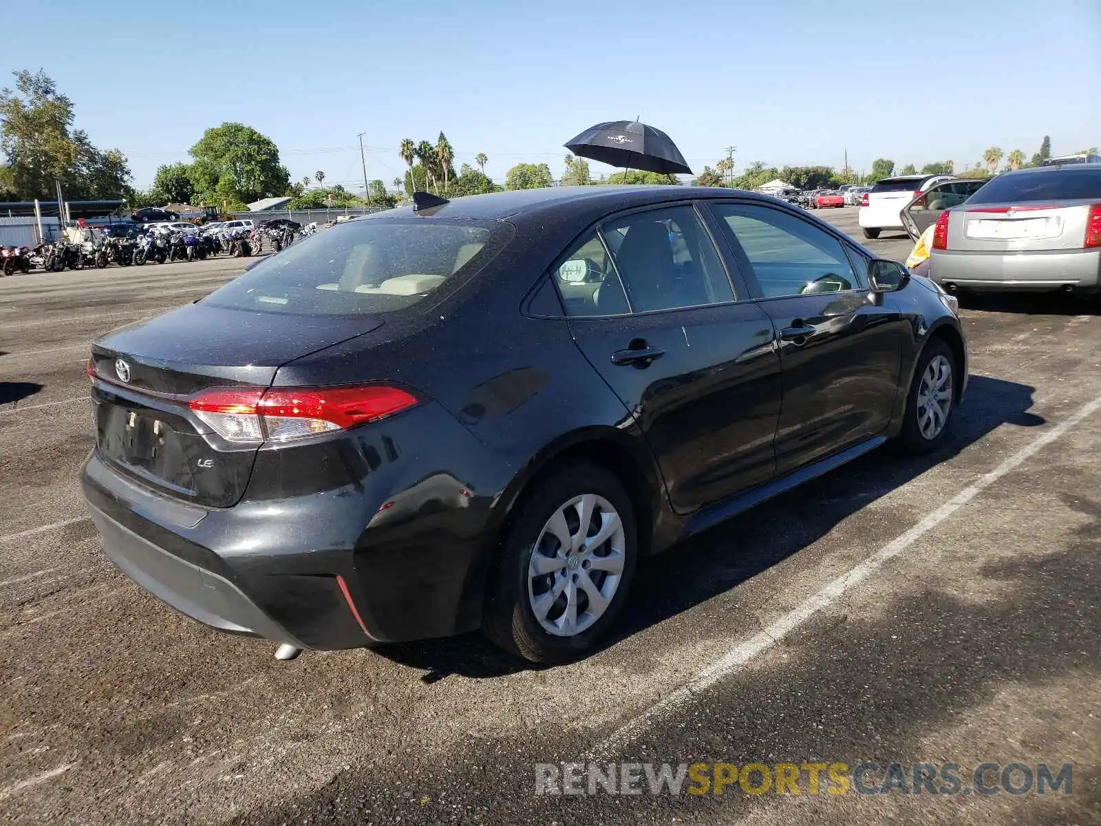 4 Photograph of a damaged car JTDEPRAE7LJ083473 TOYOTA COROLLA 2020