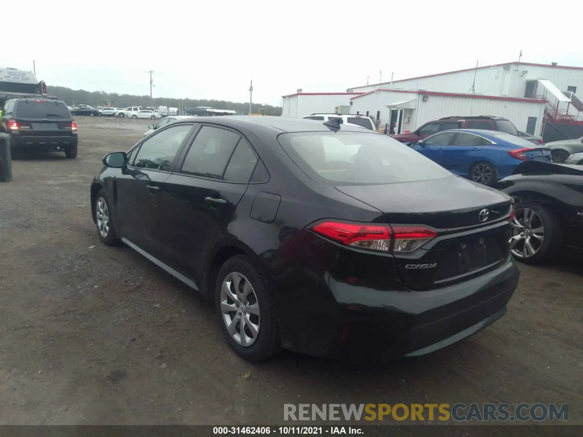 3 Photograph of a damaged car JTDEPRAE7LJ084607 TOYOTA COROLLA 2020