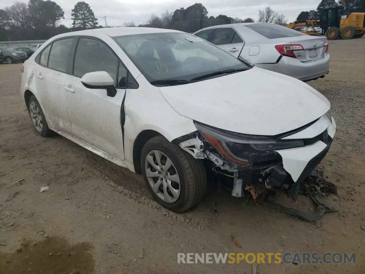 1 Photograph of a damaged car JTDEPRAE7LJ084705 TOYOTA COROLLA 2020