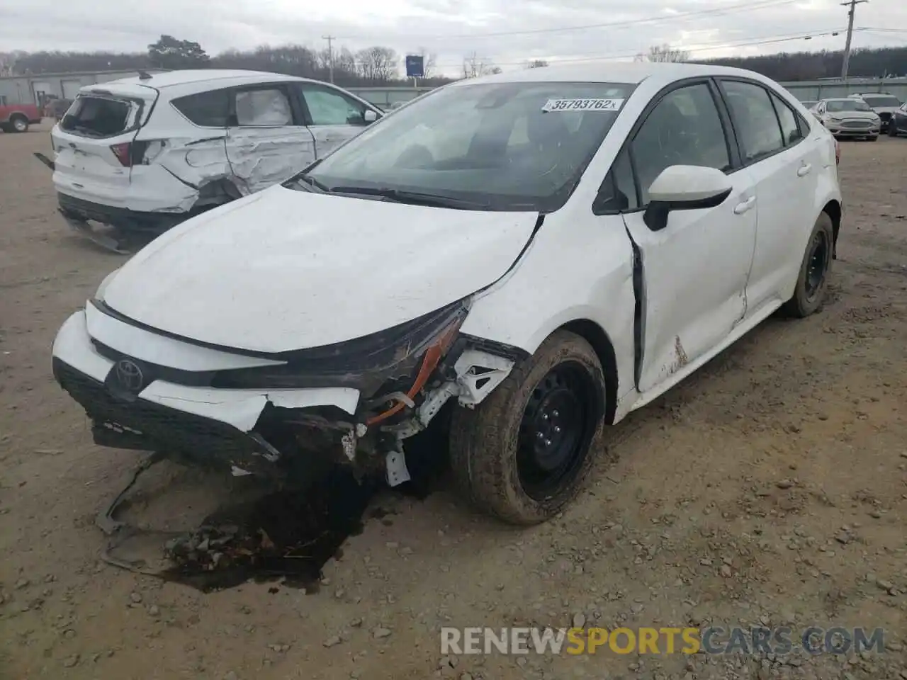 2 Photograph of a damaged car JTDEPRAE7LJ084705 TOYOTA COROLLA 2020