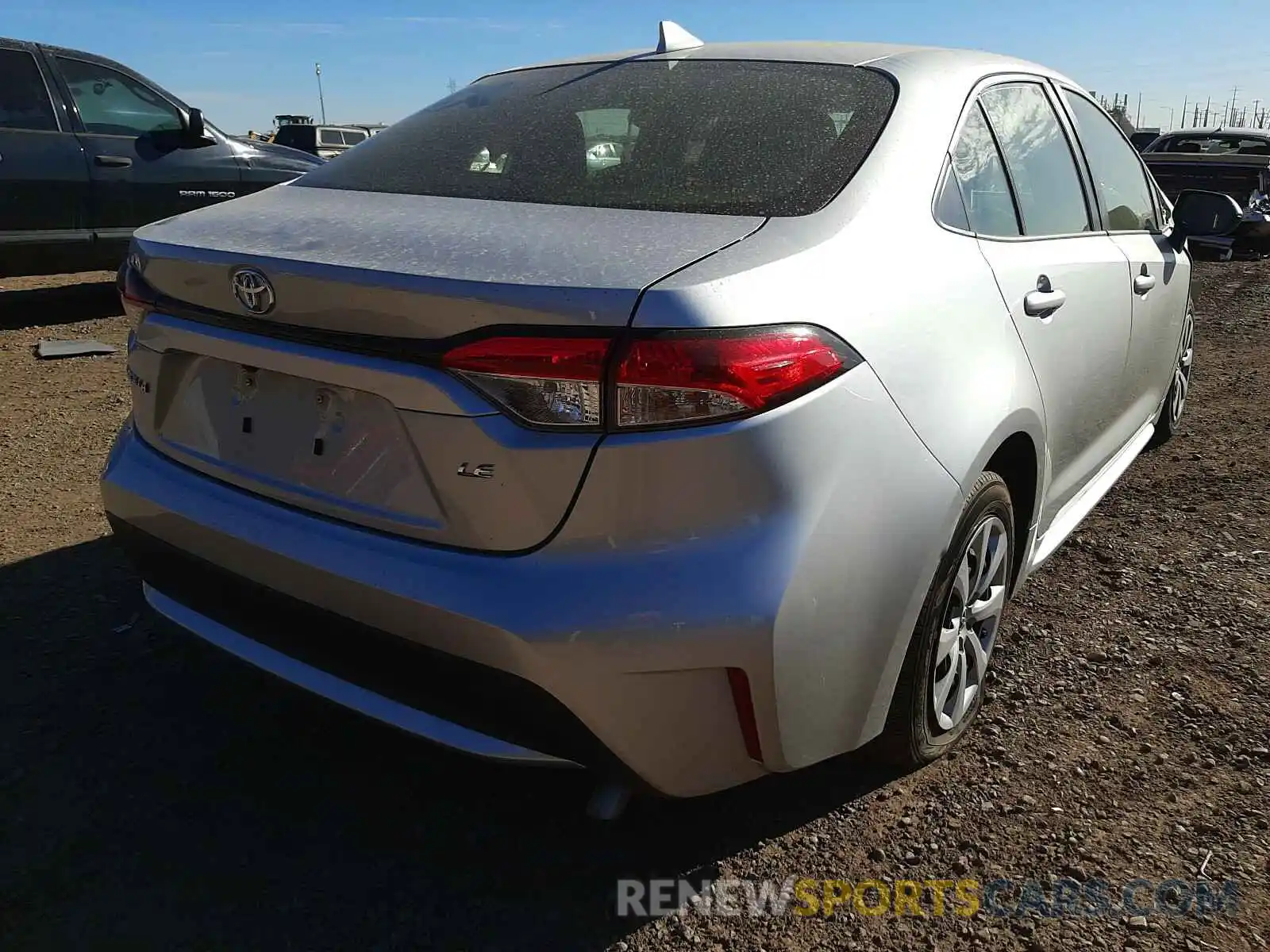 4 Photograph of a damaged car JTDEPRAE7LJ084896 TOYOTA COROLLA 2020