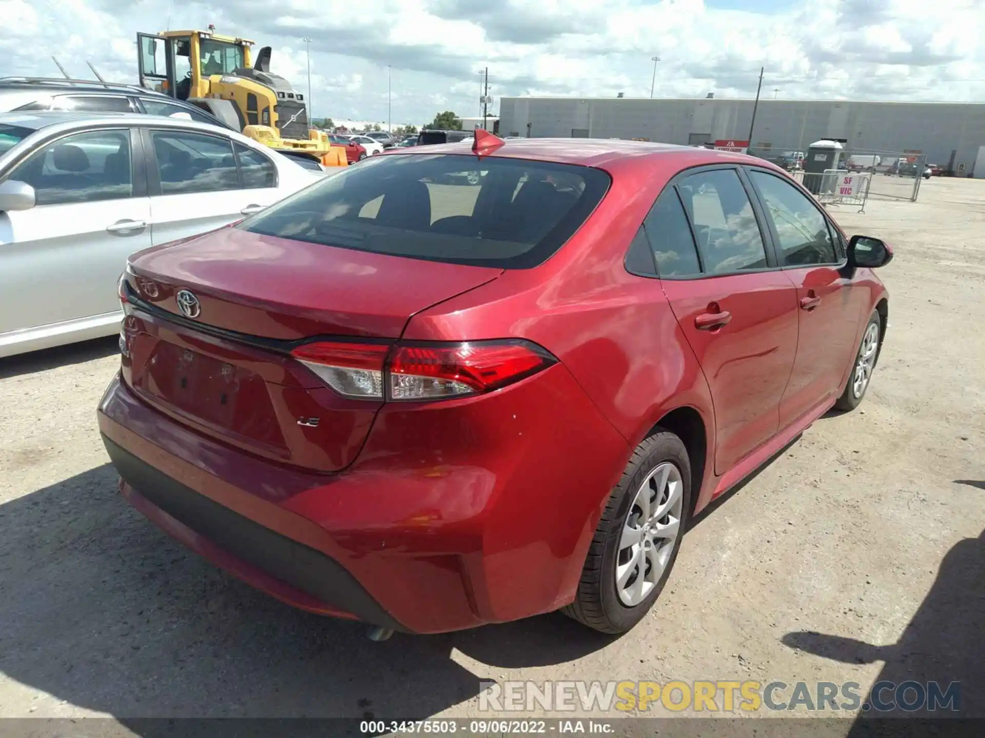 4 Photograph of a damaged car JTDEPRAE7LJ085269 TOYOTA COROLLA 2020