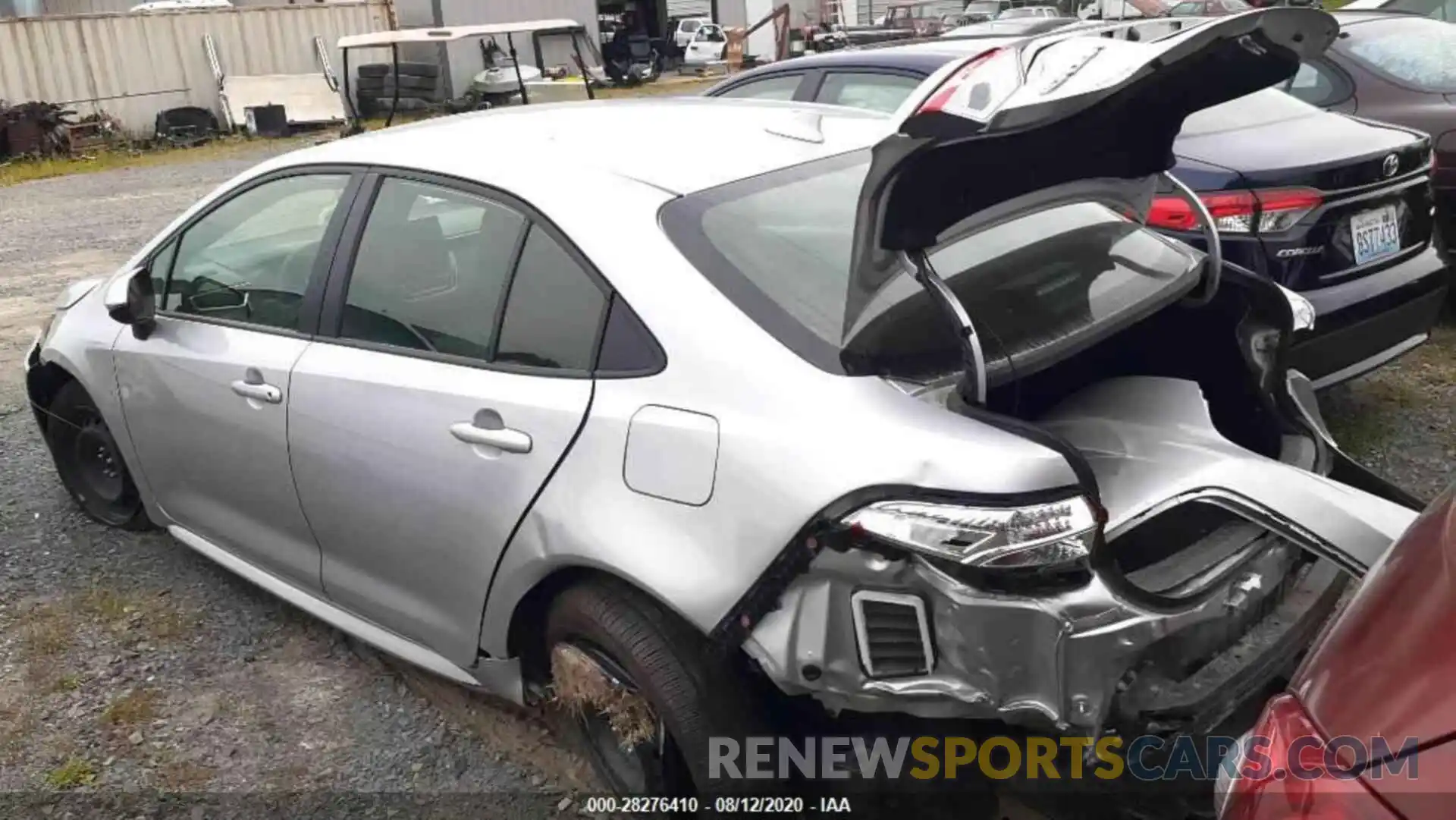 2 Photograph of a damaged car JTDEPRAE7LJ085353 TOYOTA COROLLA 2020