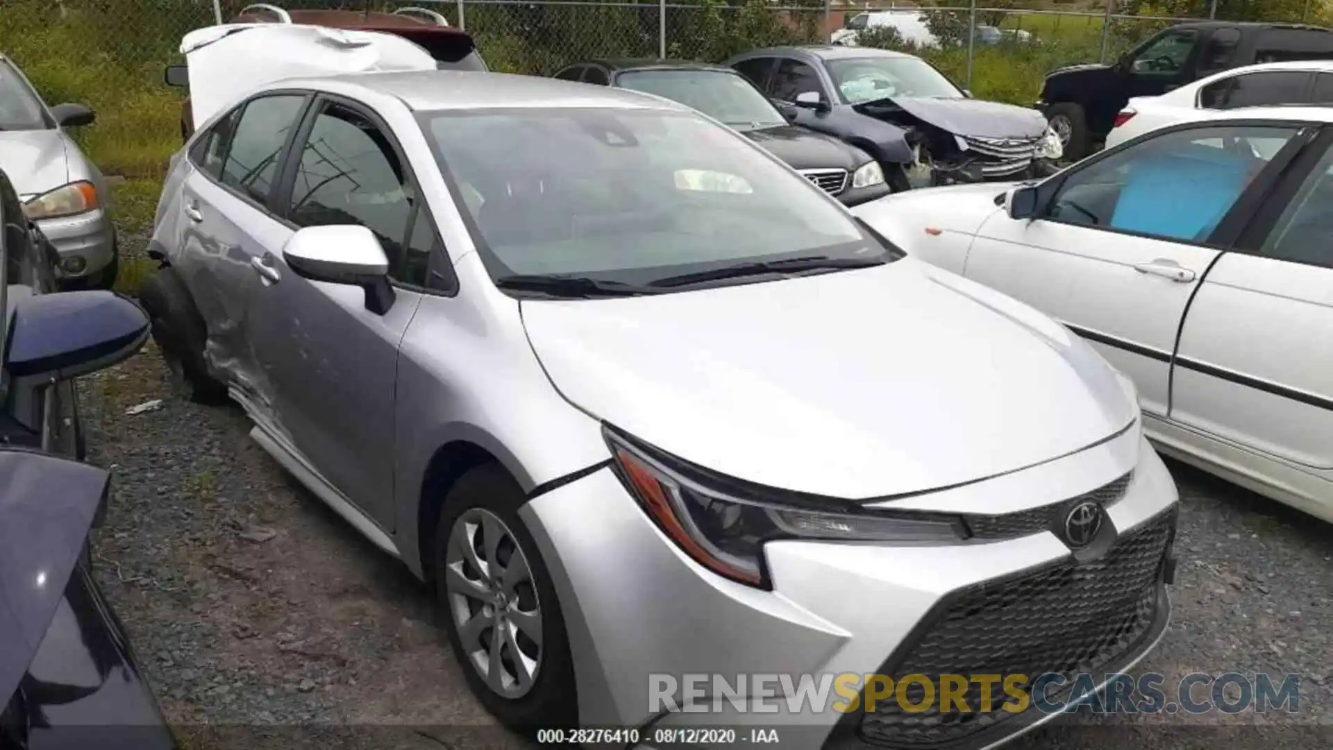 8 Photograph of a damaged car JTDEPRAE7LJ085353 TOYOTA COROLLA 2020