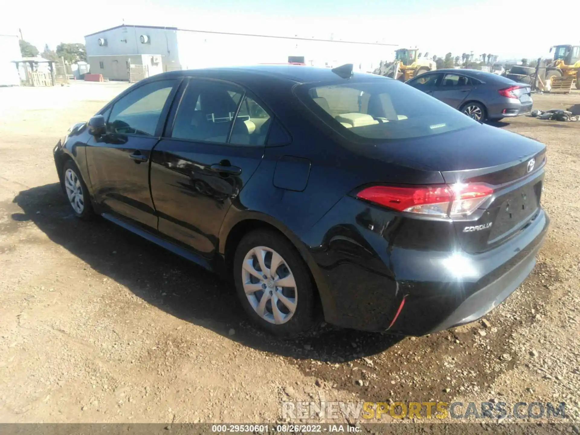 3 Photograph of a damaged car JTDEPRAE7LJ085465 TOYOTA COROLLA 2020