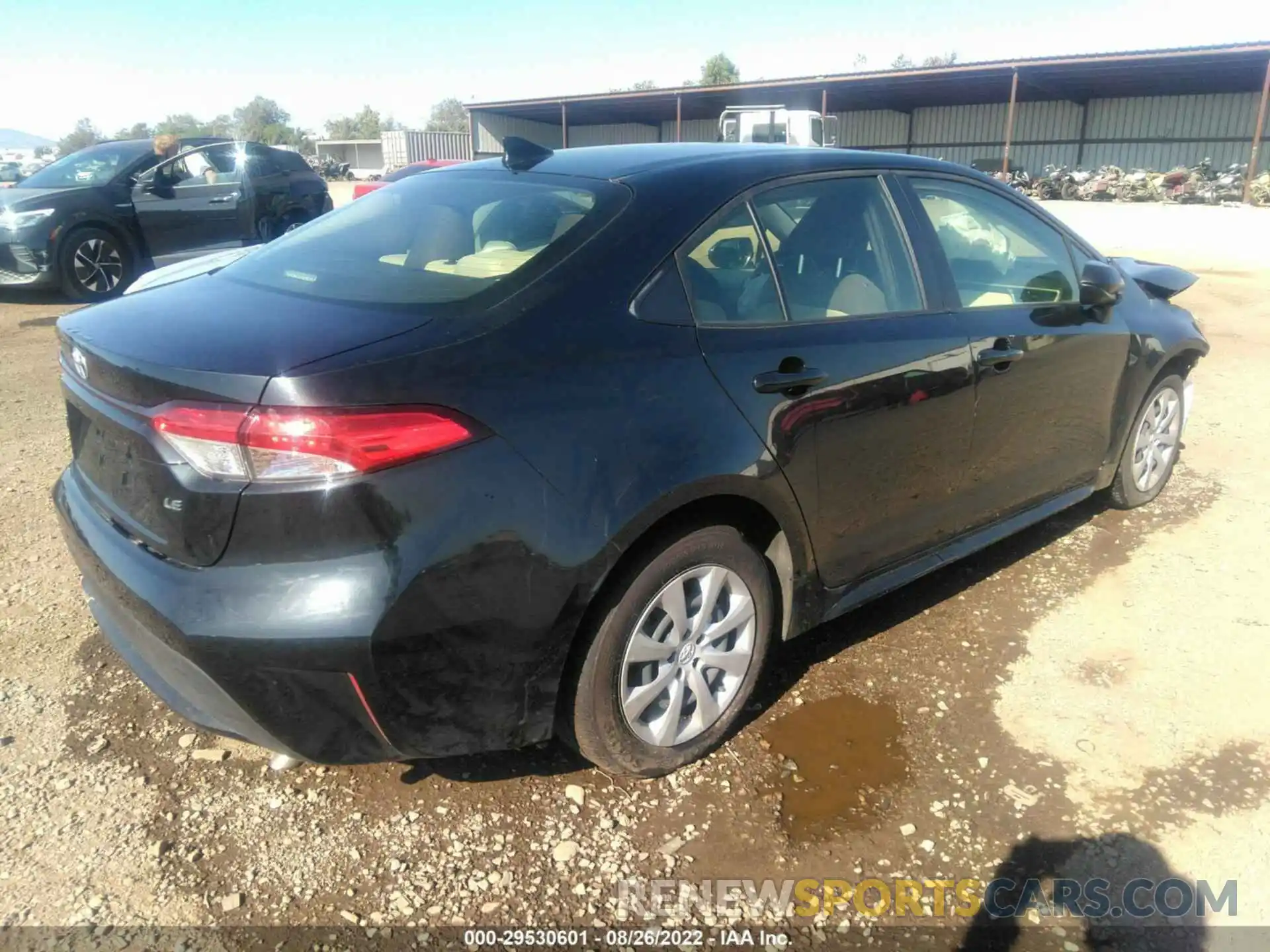 4 Photograph of a damaged car JTDEPRAE7LJ085465 TOYOTA COROLLA 2020