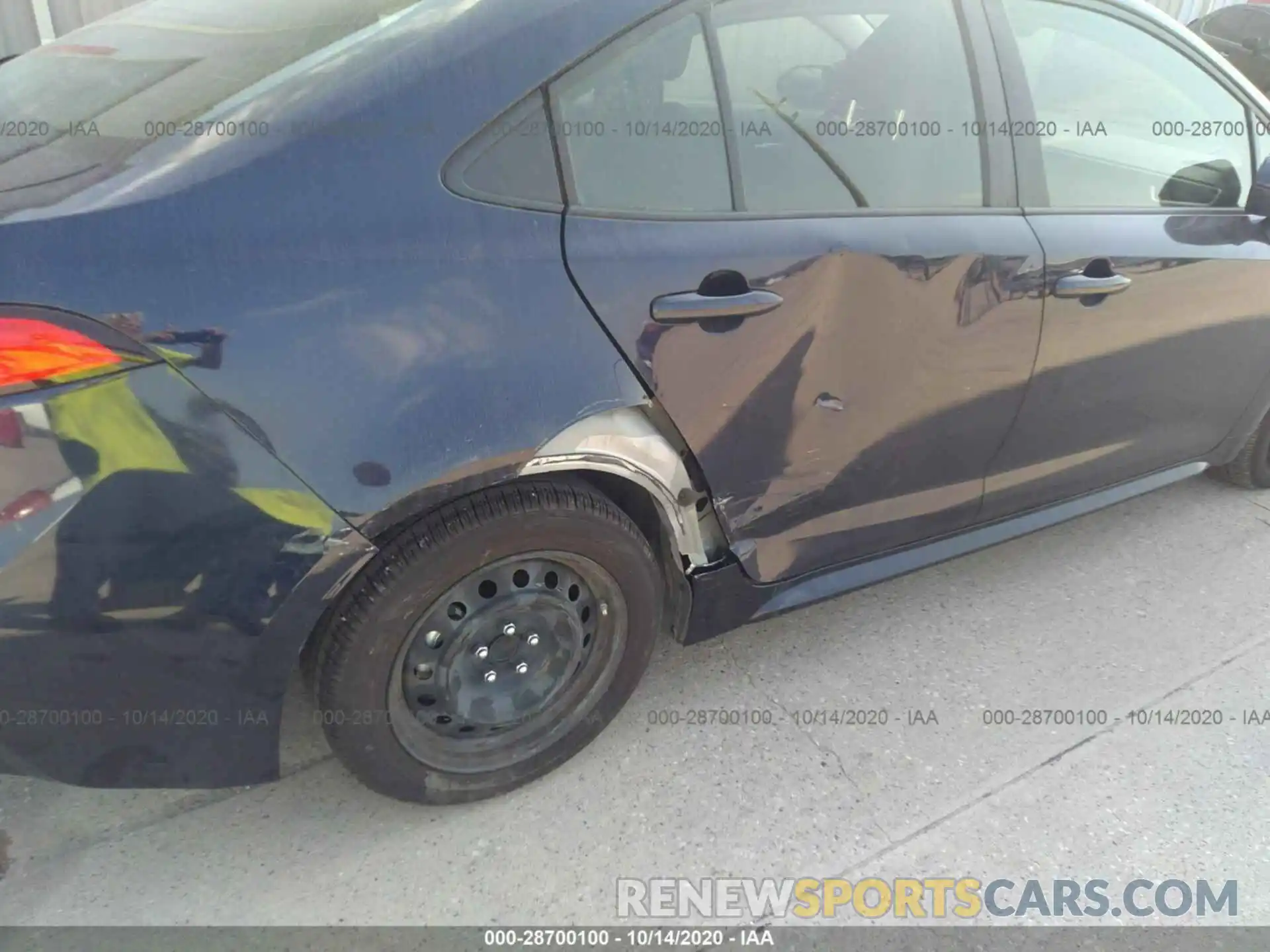 6 Photograph of a damaged car JTDEPRAE7LJ085532 TOYOTA COROLLA 2020