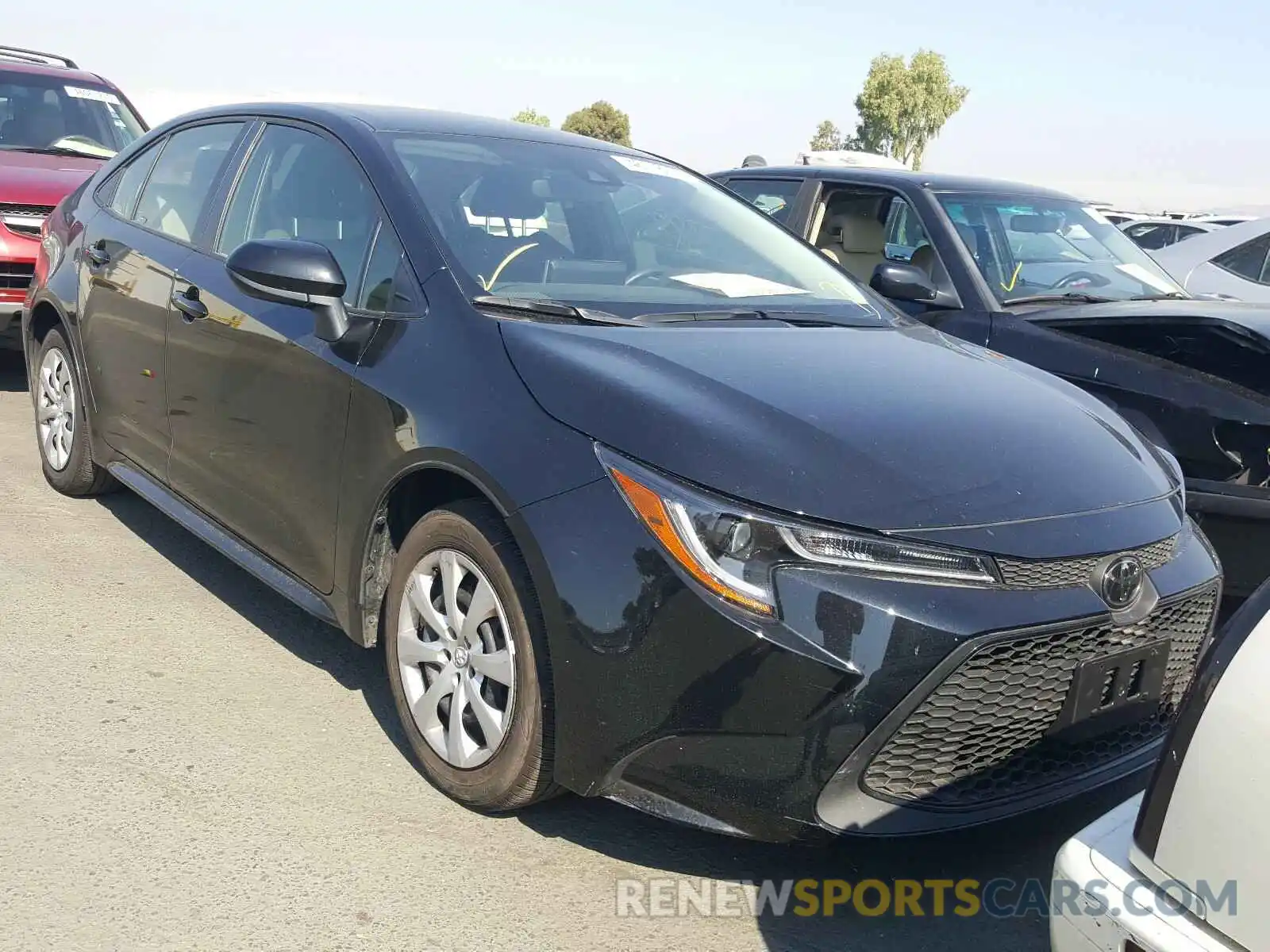 1 Photograph of a damaged car JTDEPRAE7LJ085787 TOYOTA COROLLA 2020