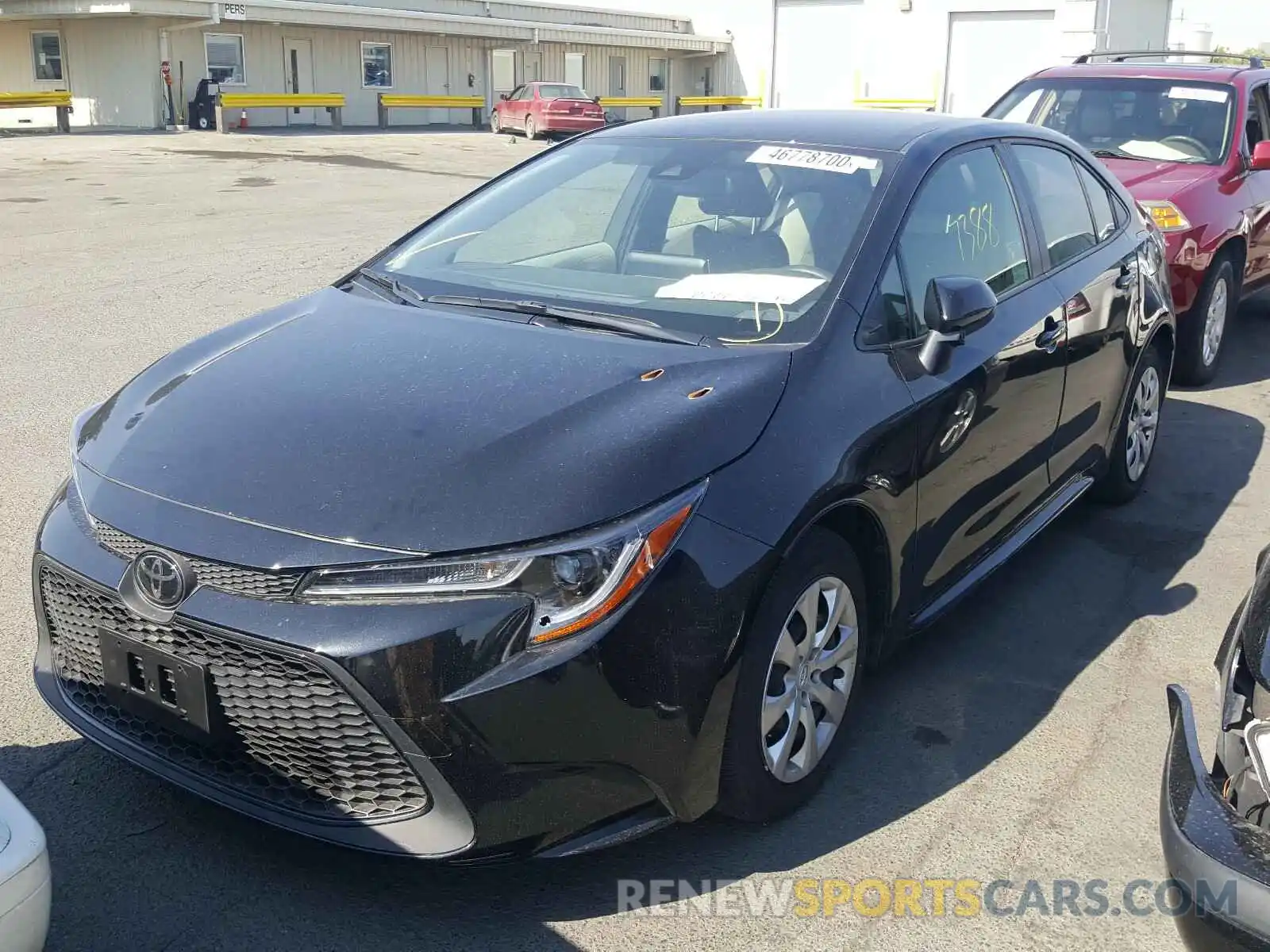 2 Photograph of a damaged car JTDEPRAE7LJ085787 TOYOTA COROLLA 2020