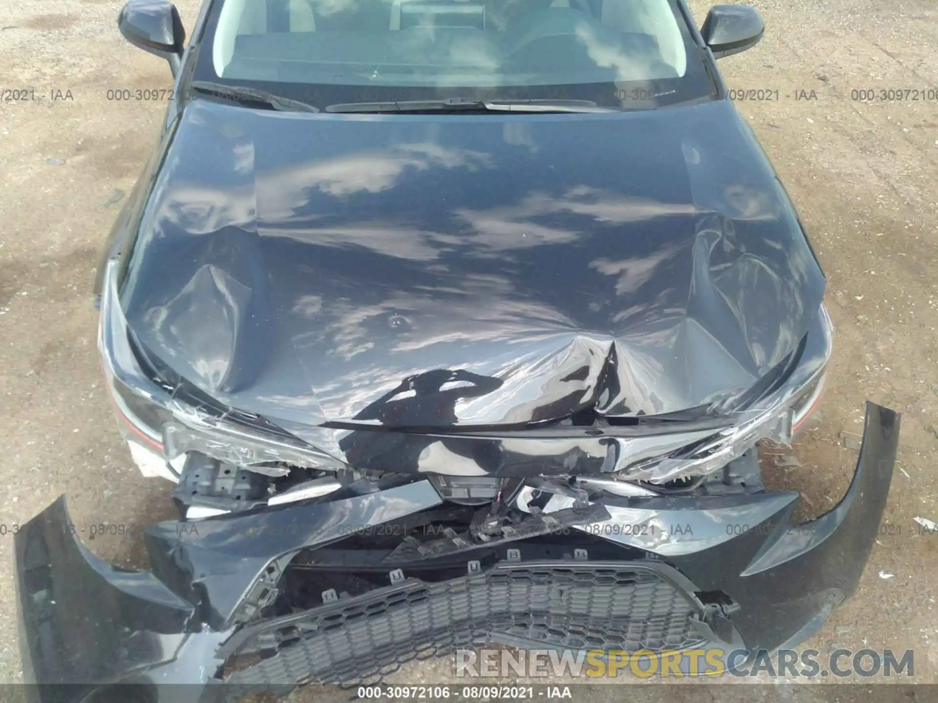 10 Photograph of a damaged car JTDEPRAE7LJ086082 TOYOTA COROLLA 2020