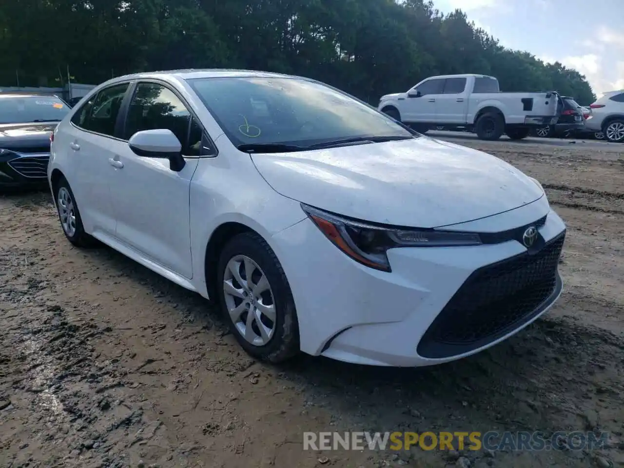 1 Photograph of a damaged car JTDEPRAE7LJ087135 TOYOTA COROLLA 2020