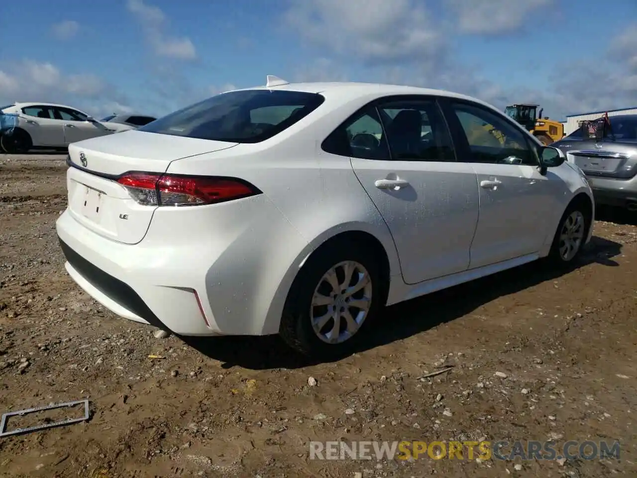 4 Photograph of a damaged car JTDEPRAE7LJ087135 TOYOTA COROLLA 2020