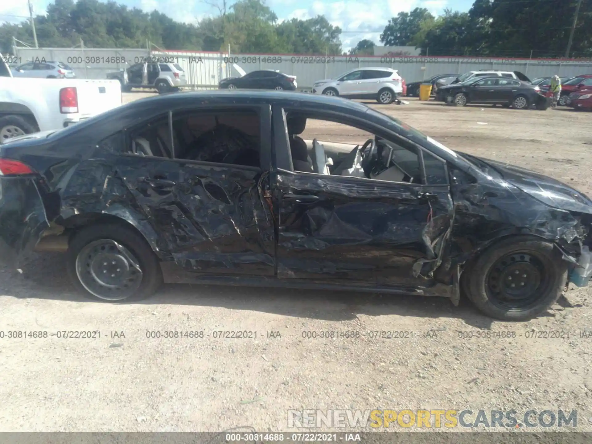 6 Photograph of a damaged car JTDEPRAE7LJ087507 TOYOTA COROLLA 2020