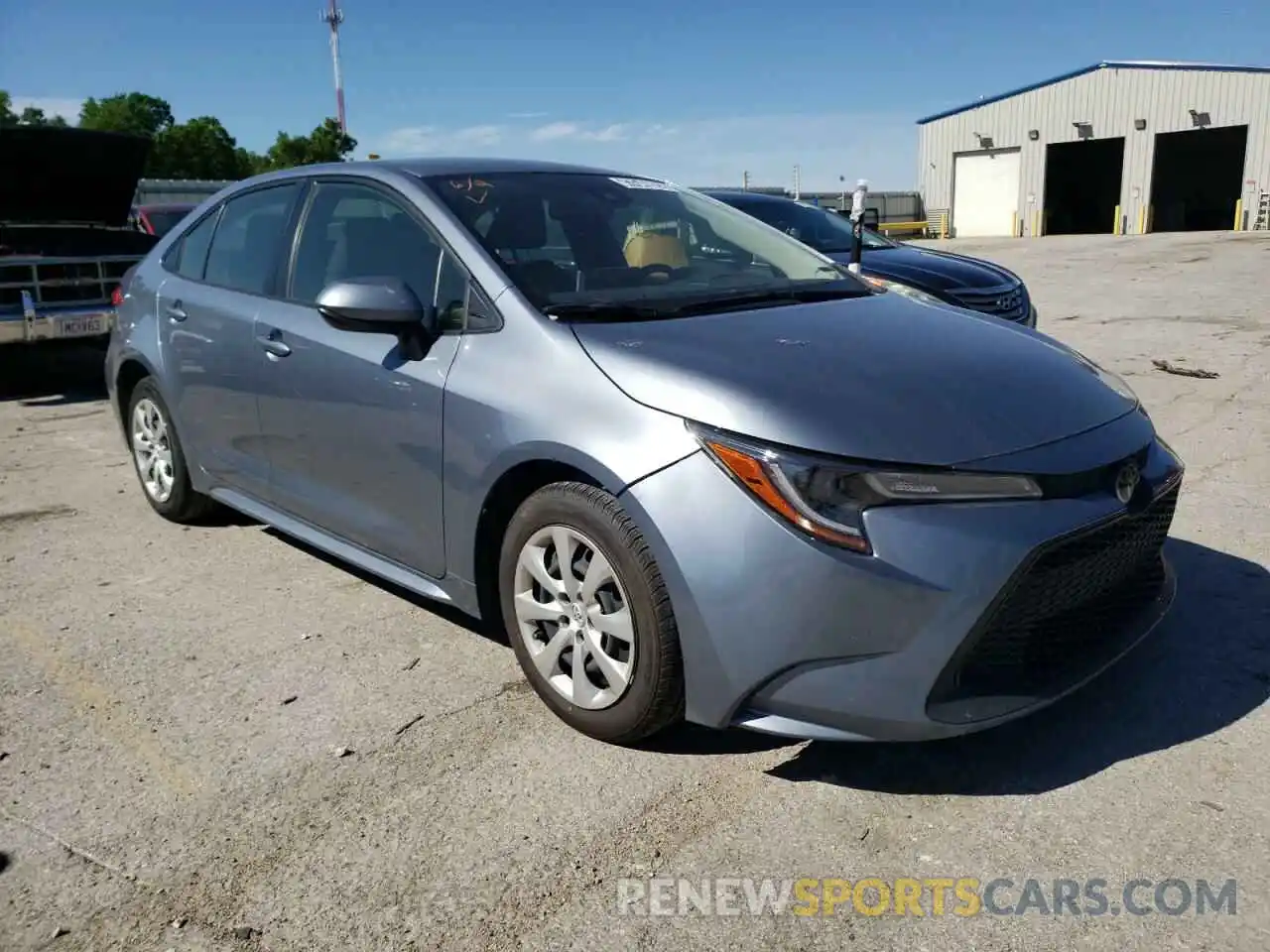 1 Photograph of a damaged car JTDEPRAE7LJ087670 TOYOTA COROLLA 2020