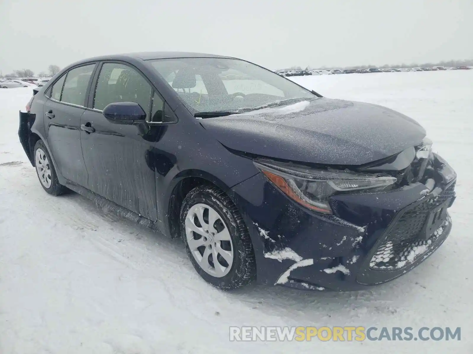 1 Photograph of a damaged car JTDEPRAE7LJ088091 TOYOTA COROLLA 2020