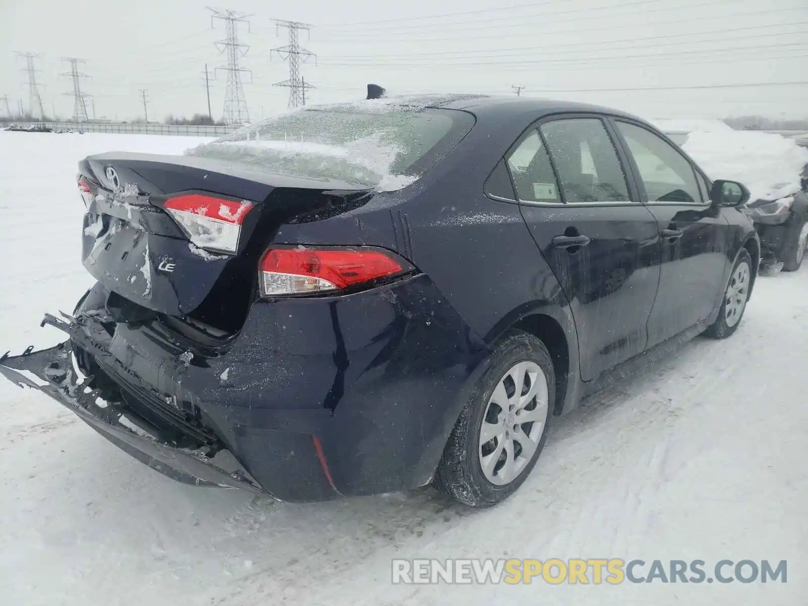 4 Photograph of a damaged car JTDEPRAE7LJ088091 TOYOTA COROLLA 2020