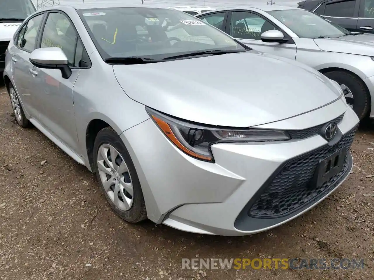 1 Photograph of a damaged car JTDEPRAE7LJ088544 TOYOTA COROLLA 2020