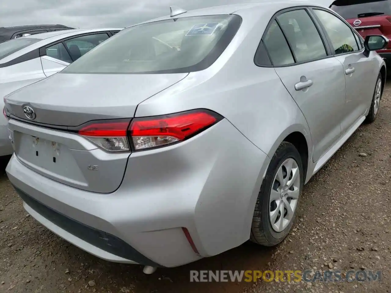 4 Photograph of a damaged car JTDEPRAE7LJ088544 TOYOTA COROLLA 2020