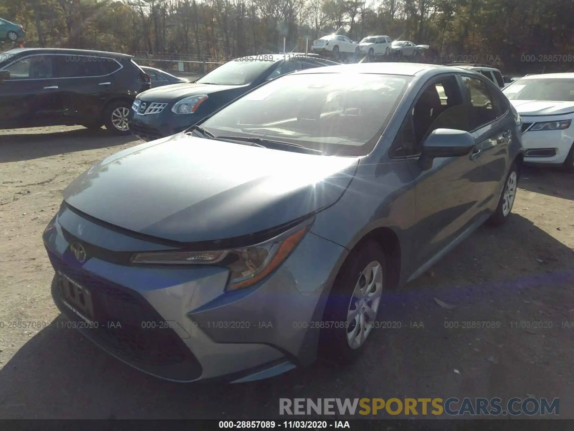 2 Photograph of a damaged car JTDEPRAE7LJ089371 TOYOTA COROLLA 2020