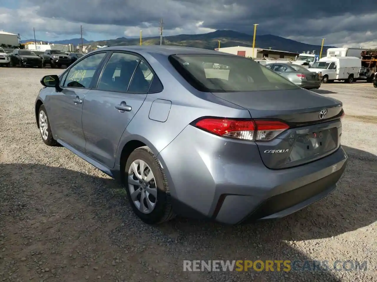 3 Photograph of a damaged car JTDEPRAE7LJ089533 TOYOTA COROLLA 2020