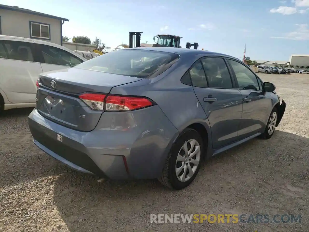 4 Photograph of a damaged car JTDEPRAE7LJ089533 TOYOTA COROLLA 2020