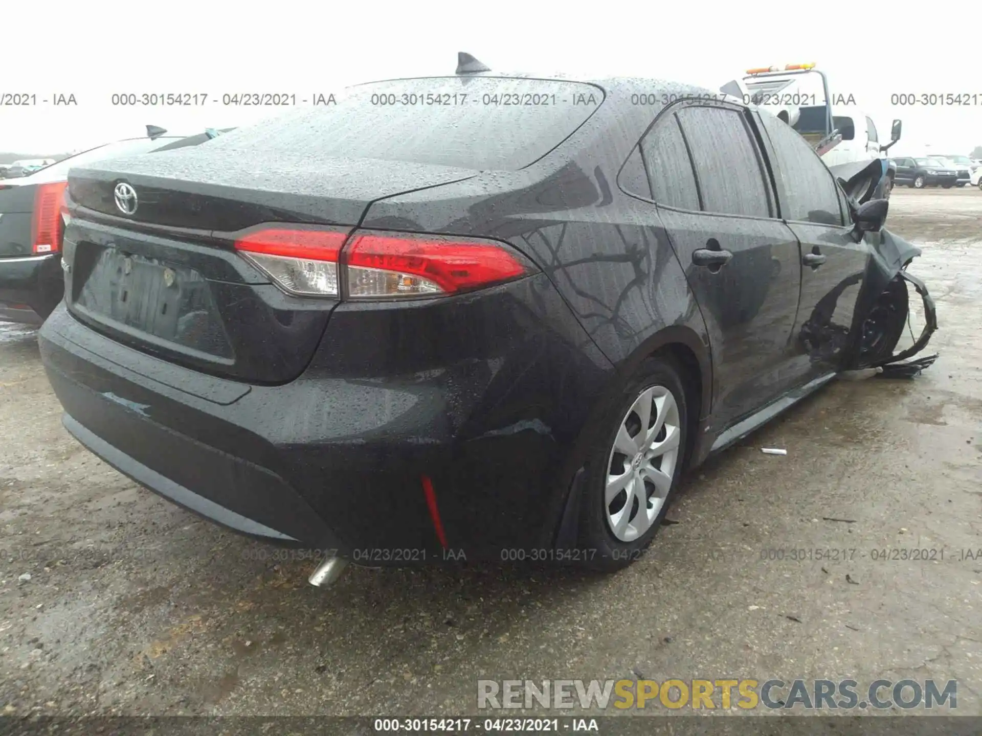 4 Photograph of a damaged car JTDEPRAE7LJ089810 TOYOTA COROLLA 2020