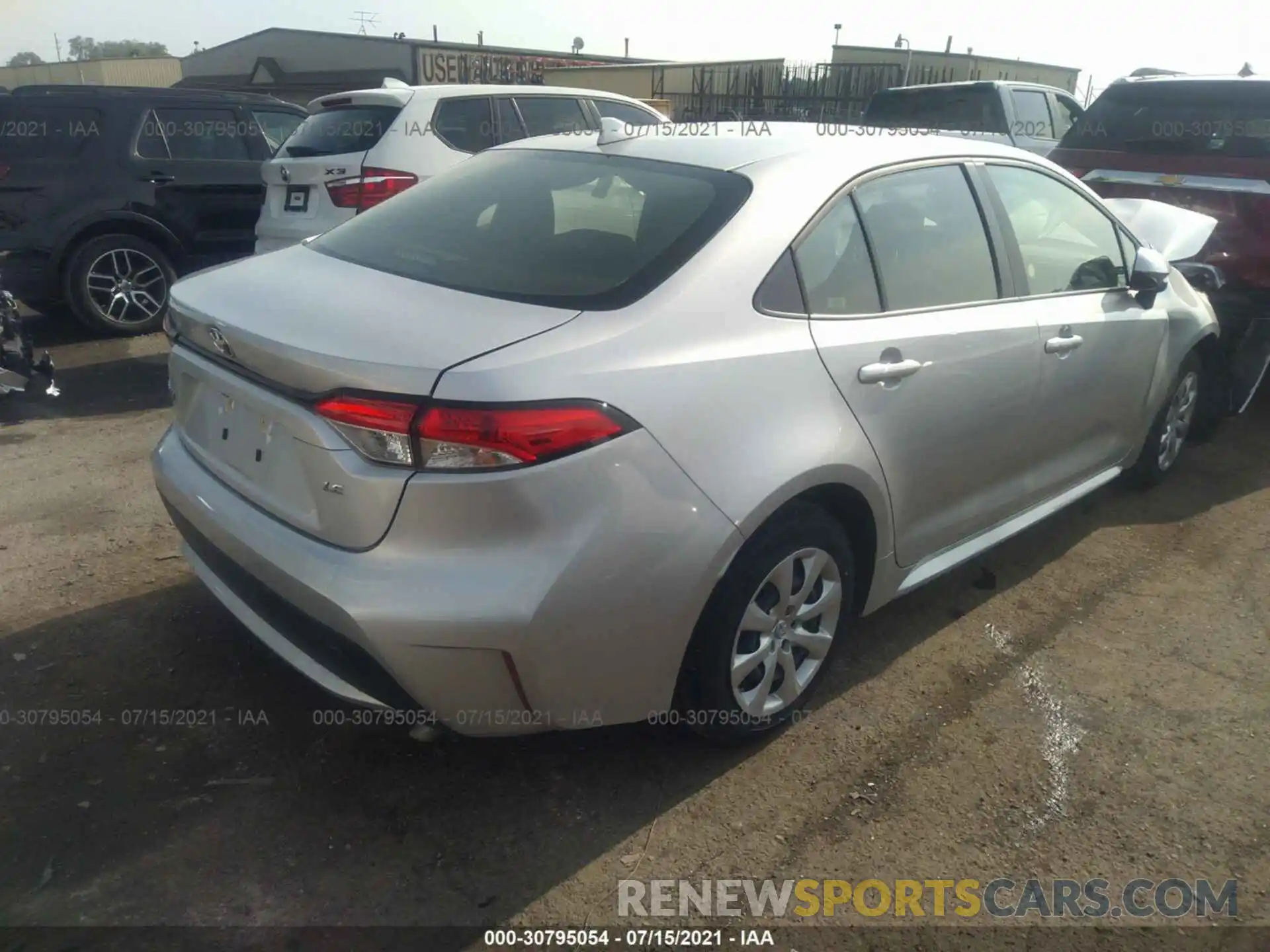 4 Photograph of a damaged car JTDEPRAE7LJ089869 TOYOTA COROLLA 2020